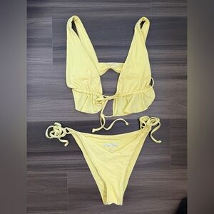 Frankie's Bikinis Yellow Swim Bikini